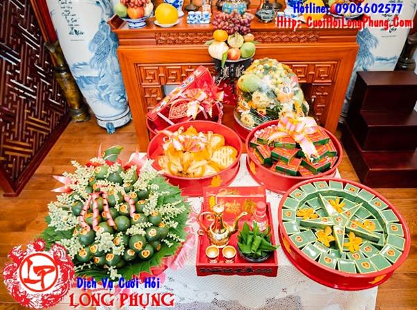 Mâm Quả  Cưới Hỏi - Gói 6 Quả Cơ Bản