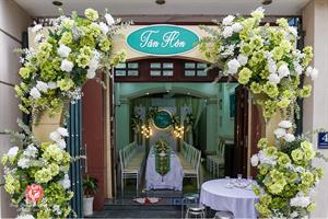 Cổng Hoa  Cưới - Alu Xanh Lá Vuông