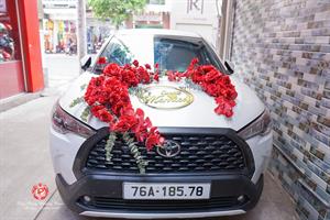 Cho Thuê Hoa Lụa Trang Trí Xe Cưới