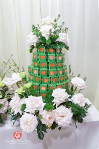 Mâm Quả  Cưới Hỏi - Gói 6 Quả Mâm Mây Tre Hiện Đại