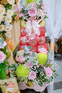 Mâm Quả  Cưới Hỏi - Gói 6 Quả Kết Tháp Rồng Phụng Hoa Tươi