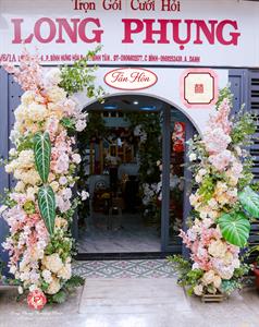 Cổng Hoa Cưới - Alu  Kem Da VIP